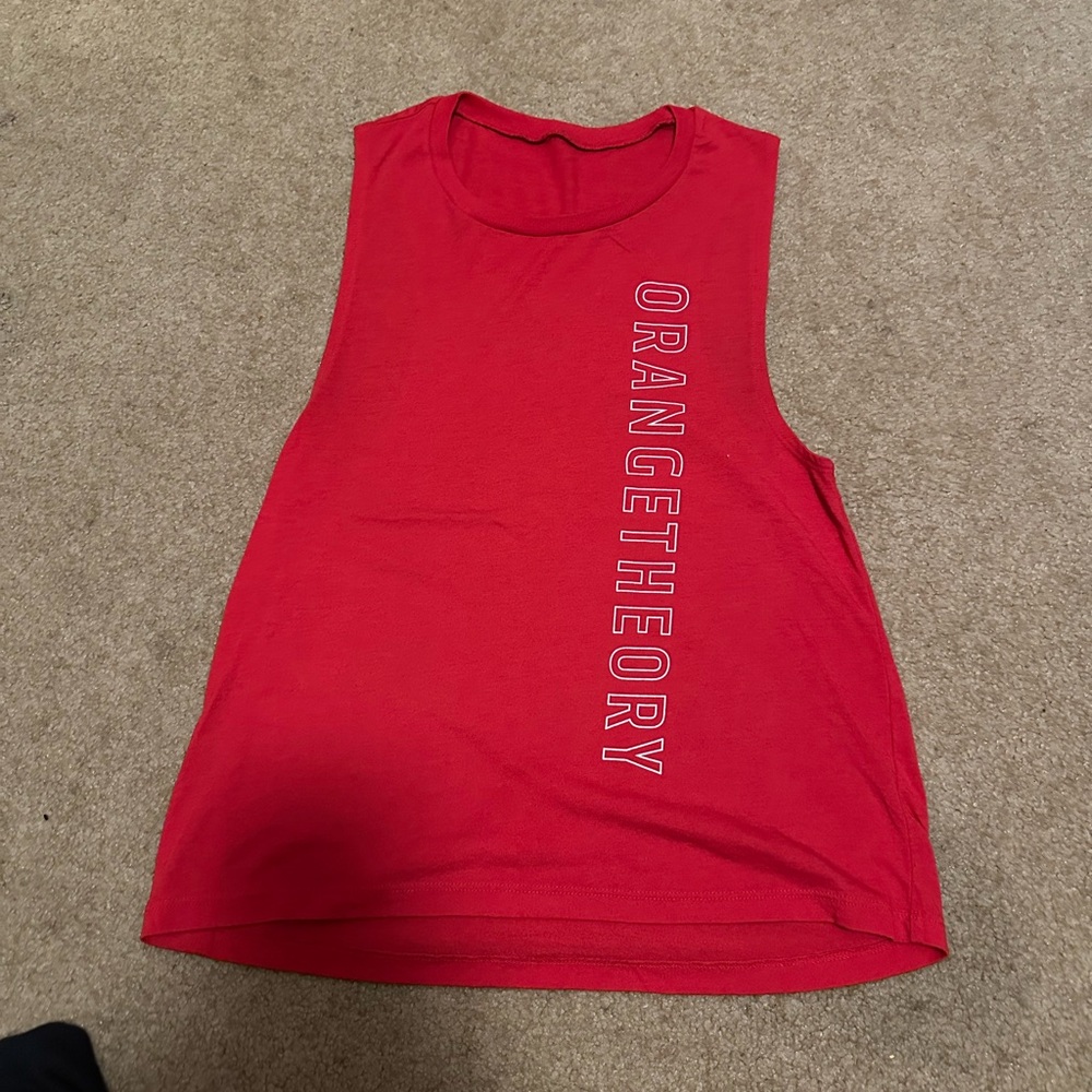 Orangetheory Bold Red Muscle Tee